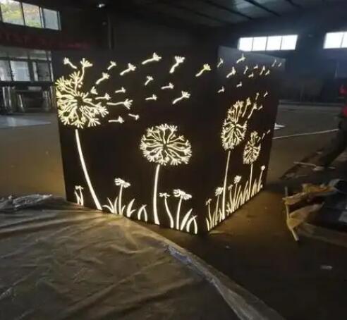 惠安耐候钢灯箱